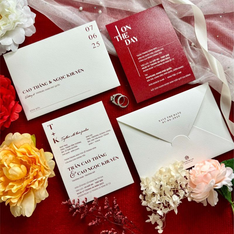 In thiệp cưới nhanh 42 Thiệp Cưới D-606